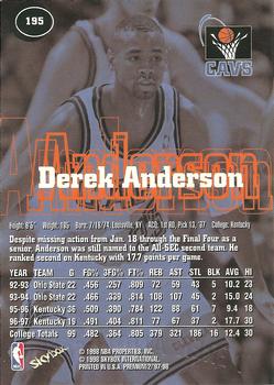 1997-98 SkyBox Premium #195 Derek Anderson Back