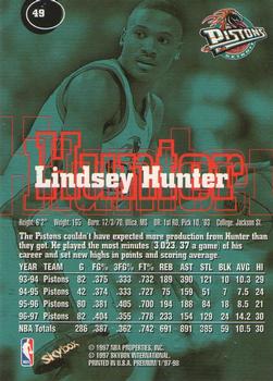 1997-98 SkyBox Premium #49 Lindsey Hunter Back