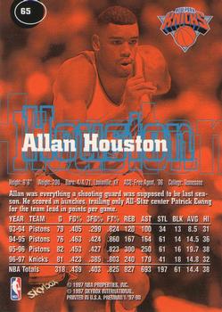 1997-98 SkyBox Premium #65 Allan Houston Back