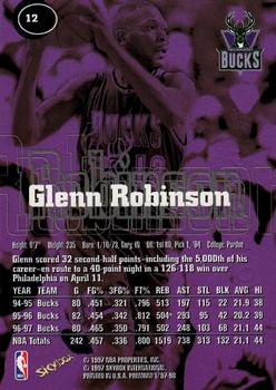1997-98 SkyBox Premium #12 Glenn Robinson Back