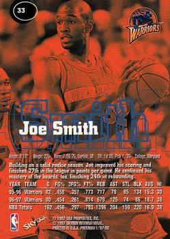 1997-98 SkyBox Premium #33 Joe Smith Back