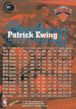 1997-98 SkyBox Premium #37 Patrick Ewing Back