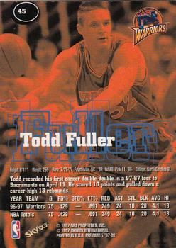 1997-98 SkyBox Premium #45 Todd Fuller Back