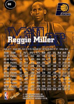 1997-98 SkyBox Premium #60 Reggie Miller Back