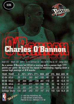 1997-98 SkyBox Premium #131 Charles O'Bannon Back