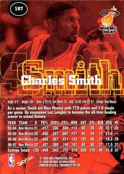 1997-98 SkyBox Premium #167 Charles Smith Back