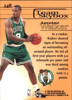 1997-98 SkyBox Premium #248 Antoine Walker Back