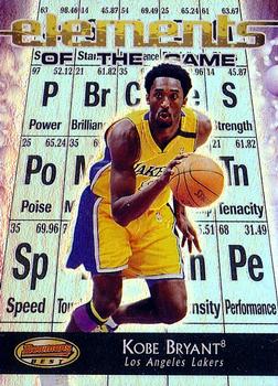 2000-01 Bowman's Best - Elements of the Game #EG12 Kobe Bryant Front