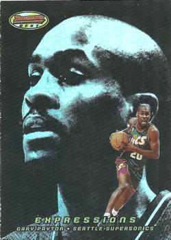 2000-01 Bowman's Best - Expressions #E10 Gary Payton Front