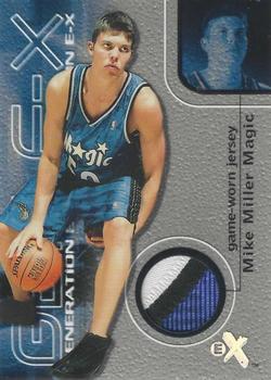 2000-01 E-X - Generation E-X Game Jerseys #NNO Mike Miller Front