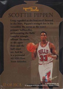 1997-98 SkyBox Premium - Competitive Advantage #12CA Scottie Pippen Back
