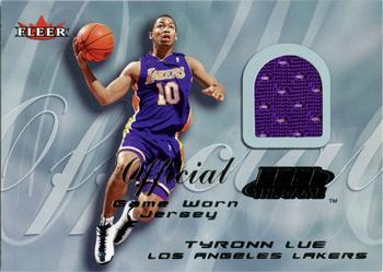 2000-01 Fleer Tradition - Feel the Game #NNO Tyronn Lue Front