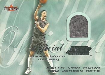 2000-01 Fleer Tradition - Feel the Game #NNO Keith Van Horn Front