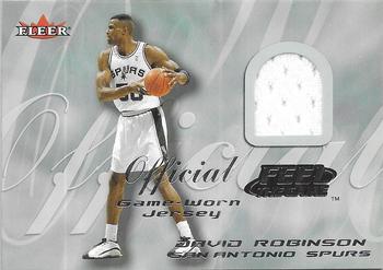 2000-01 Fleer Tradition - Feel the Game #NNO David Robinson Front