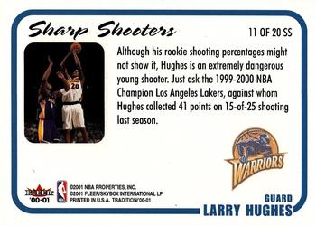 2000-01 Fleer Tradition - Sharpshooters #11 SS Larry Hughes Back