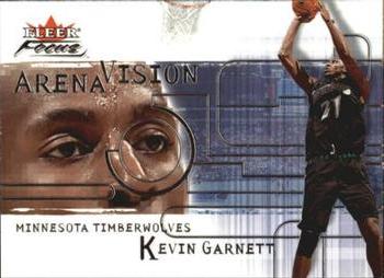 2000-01 Fleer Focus - Arena Vision #4 AV Kevin Garnett Front