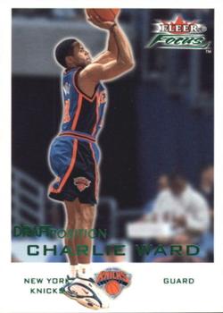 2000-01 Fleer Focus - Draft Position #29 Charlie Ward Front