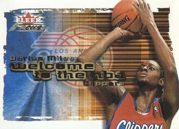 2000-01 Fleer Focus - Welcome to the NBA #3 WN Darius Miles Front