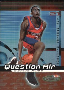 2000-01 Fleer Futures - Question Air #6 QA Darius Miles Front