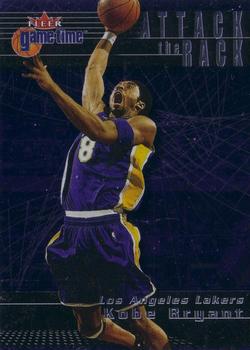 2000-01 Fleer Game Time - Attack the Rack #3 AR Kobe Bryant Front