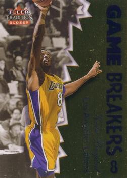 2000-01 Fleer Tradition Glossy - Game Breakers #6 GB Kobe Bryant Front