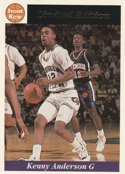 1991 Front Row Top 10 Draft Picks #2 Kenny Anderson Front