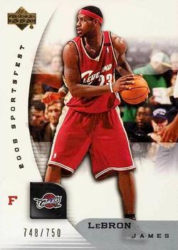 2005 Upper Deck SportsFest #NBA1 LeBron James Front