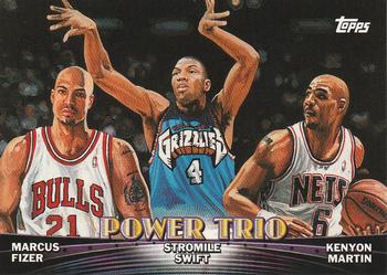 2000-01 Topps - Topps Combos Series Two #TC7 Marcus Fizer / Stromile Swift / Kenyon Martin Front