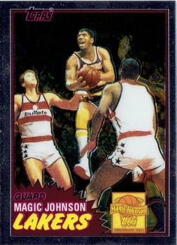 2000-01 Topps Chrome - Magic Johnson Reprints #3 Magic Johnson Front