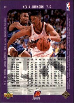 1997-98 SP Authentic #110 Kevin Johnson Back