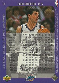 1997-98 SP Authentic #145 John Stockton Back