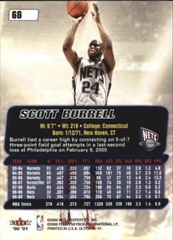 2000-01 Ultra - Gold Medallion #6G Scott Burrell Back