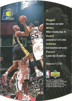 1997-98 SPx #19 Reggie Miller Back