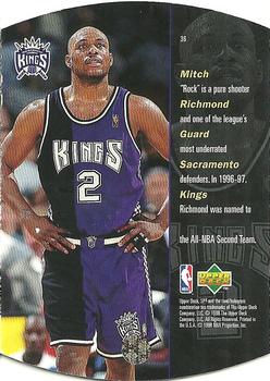 1997-98 SPx #36 Mitch Richmond Back