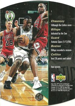 1997-98 SPx #3 Chauncey Billups Back