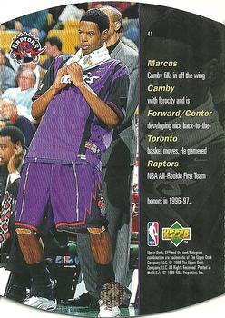 1997-98 SPx #41 Marcus Camby Back