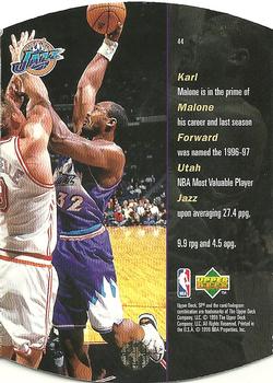 1997-98 SPx #44 Karl Malone Back