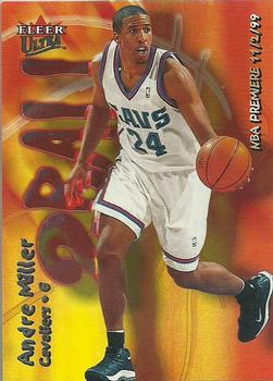 2000-01 Ultra - Two Ball #6 TB Andre Miller Front
