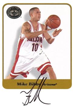 2001 Fleer Greats of the Game - Autographs #NNO Mike Bibby Front