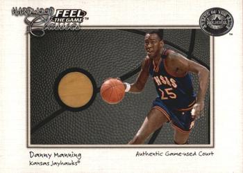 2001 Fleer Greats of the Game - Feel the Game Hardwood Classics #NNO Danny Manning Front