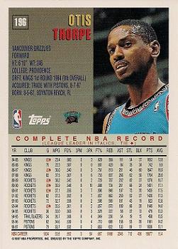 1997-98 Topps #196 Otis Thorpe Back
