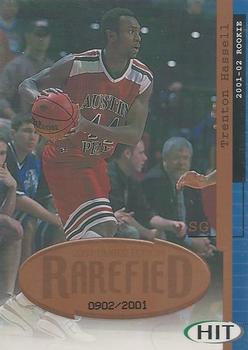 2001 SAGE HIT - Rarefied Bronze #R13 Trenton Hassell Front