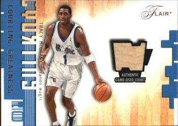 2001-02 Flair - Courting Greatness #NNO Tracy McGrady Front