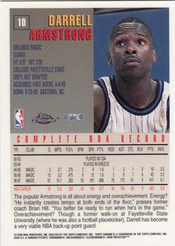 1997-98 Topps Chrome #10 Darrell Armstrong Back