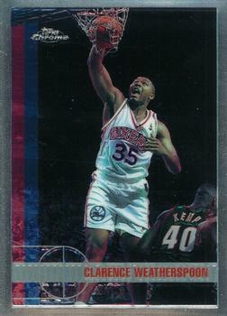 1997-98 Topps Chrome #28 Clarence Weatherspoon Front