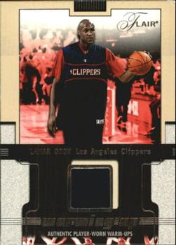 2001-02 Flair - Warming Up #NNO Lamar Odom Front
