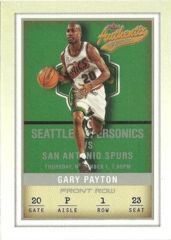 2001-02 Fleer Authentix - Front Row Parallel #9 Gary Payton Front