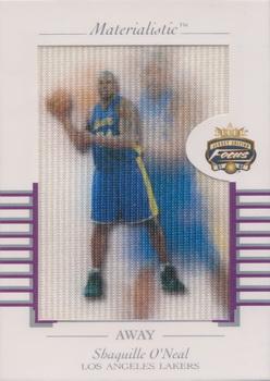 2001-02 Fleer Focus - Materialistic Away #M-SO Shaquille O'Neal Front