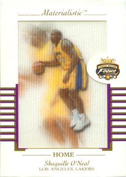 2001-02 Fleer Focus - Materialistic Home #M-SO Shaquille O'Neal Front