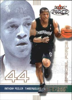 2001-02 Fleer Force - Special Force #154 Anthony Peeler Front